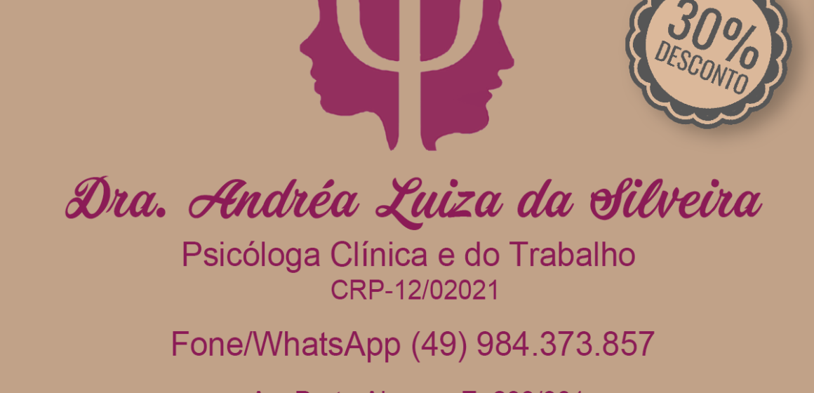 Psicóloga Dra. Andréa Luiza da Silveira