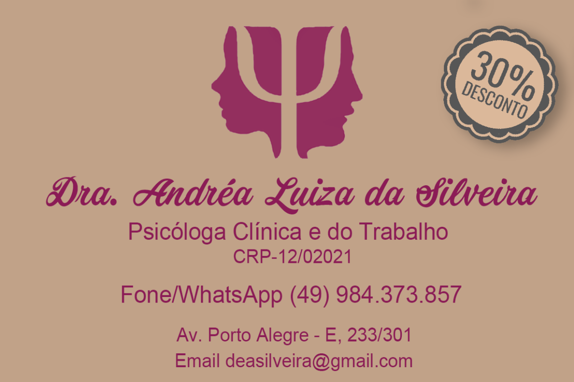 Psicóloga Dra. Andréa Luiza da Silveira