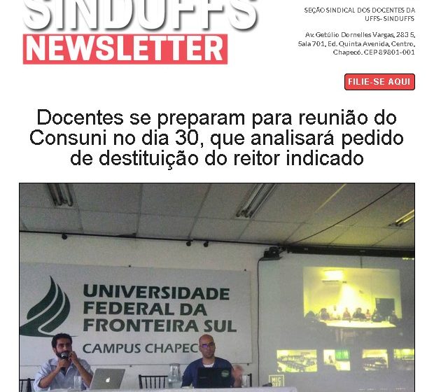 Boletim SINDUFFS-SINDTAE 06/2019