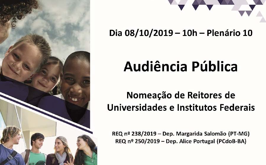 SINDUFFS e ANDES-SN participam de audiência pública na Câmara dos Deputados sobre nomeação de Reitores nas Universidades Federais