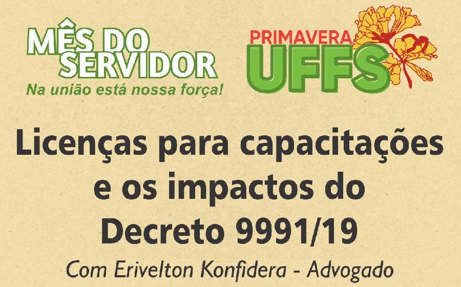 Licenças para capacitações e os impactos do Decreto 9991/19