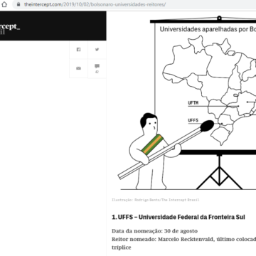 Reportagem do The Intercept Brasil apresenta o caso da UFFS