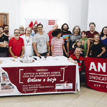ANDES-SN promove Seminário sobre a história do movimento docente em Rio Grande