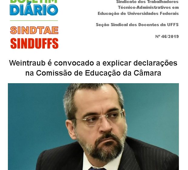 Boletim SINDUFFS-SINDTAE 46/2019