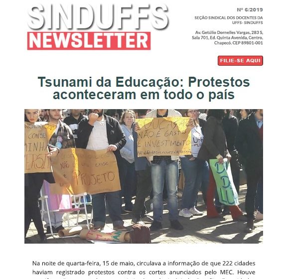 Boletim SINDUFFS 06/2019