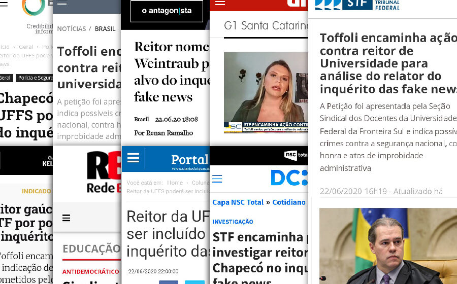 Imprensa repercute a possibilidade de Marcelo Recktenvald ser investigado no inquérito das fake news