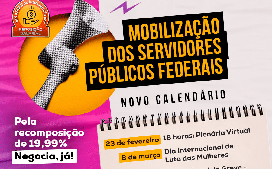 Servidores públicos federais aprovam novo calendário e alteram data para indicativo de greve