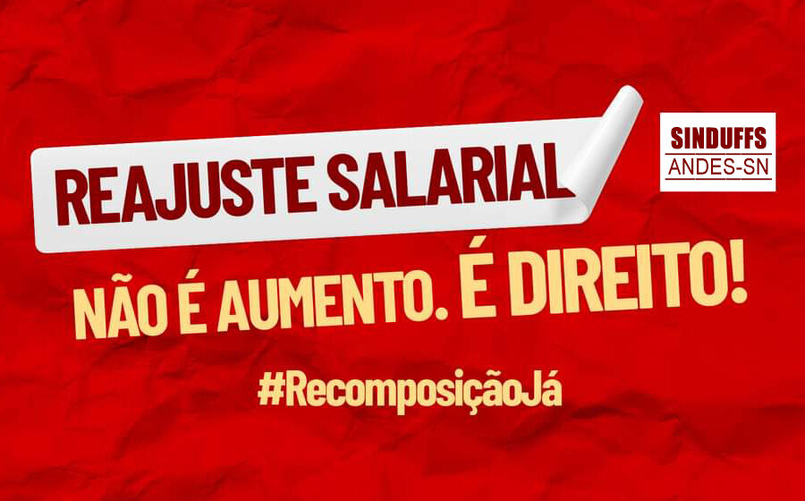 REAJUSTE JÁ! Nesta quarta (1º), às 16h30, Assembleia Geral Docente!