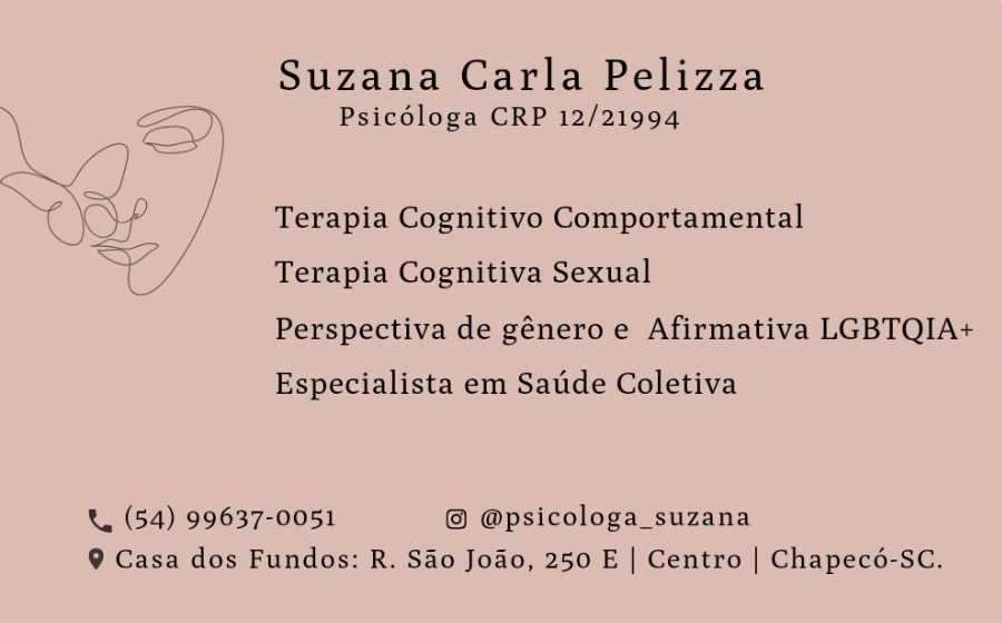 Psicóloga Suzana Carla Pelizza