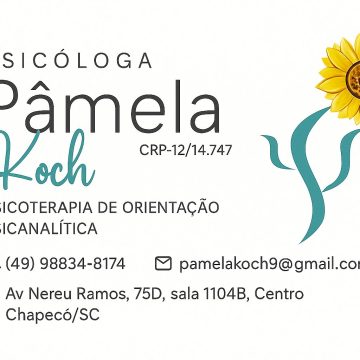 Psicóloga Pâmela Koch