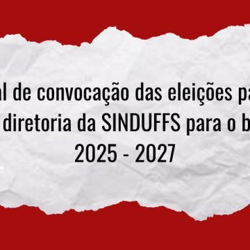 EDITAL Nº 01/2025 CONVOCAÇÃO DE ELEIÇÕES PARA A DIRETORIA EXECUTIVA EDITAL Nº 01/2025 CONVOCAÇÃO DE ELEIÇÕES PARA A DIRETORIA EXECUTIVA